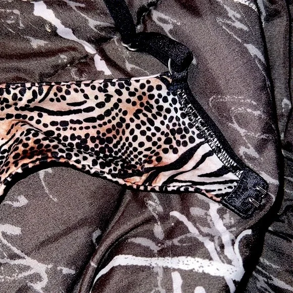 2/$20 🦓 🐆VS BIOFIT Animal Print WILD SPARKLE PADDED BRA!! *See video - Picture 5 of 7